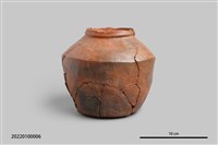 藏品(直口折肩黑彩罐)的圖片